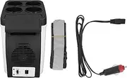 12V Car Refrigerator 37W Hot Cold Dual Purpose Fridge 6L Low Noise Portable Medicine Box Cosmetic Refrigerator for Food Outdoors Camping Home