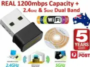 USB Wifi Adapter Wireless Dongle Adaptor PC Mini Dongle AC1200 1200Mpbs