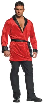 Underwraps Smoking Jacket Men's Halloween Fancy-Dress Costume for Adult, One Si