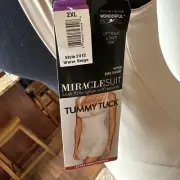 Miraclesuit Instant Tummy Tuck Open-Bust Bodysuit Warm Beige 2412 Wyob Bike Shor