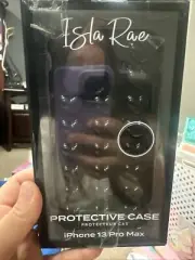 Isla Rae Black Heart Gelly iPhone 13 Pro Max Protective Case New in box