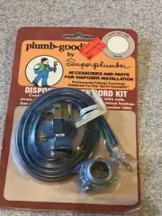 1004 Power Cord Kit ￼Garbage Disposer Insinkerator NOS Superplumber TAPPAN