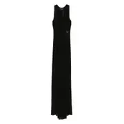 [Jean Paul Gaultier] Jean Paul Gaultier Semi-sheer Maxi Dress L BLACK