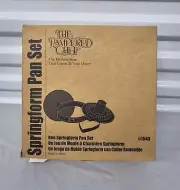 NIB The Pampered Chef Springform Pan Set #1540 Made In Chile