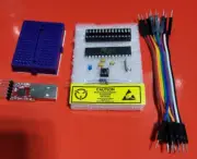 ARDUINO WITH BOOTLOADER - BREADBOARD KIT - ATMEGA328P DIY SOCKET CRYSTAL CAP