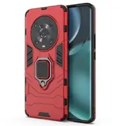 For Honor Magic4 Pro Wear-resistant TPU+PC Phone Case Armor Ring Holder KickBack Shell