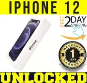 Apple iPhone 12 - 128GB - (UNLOCKED) ✅1 YEAR WARRANTY✅ BLACK ⚫ ✤NEW SEALED✤(w)