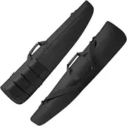 GENKI 118cm Rifle Gun Bag Soft Padded Shotgun Case Tactical Shooting Range Hunting Gear Military Storage Transport with Carry Shoulder Strap 46 Inch