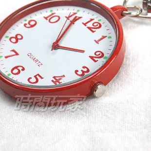 VASUCH 台灣授權 PWT紅 輕巧數字時尚懷錶 吊飾 鑰匙圈 (實品改黑字)【時間玩家】