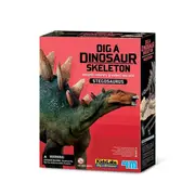 4M KidzLabs Dig a Dinosaur Stegosaurus Hidden Skeleton Kids Learning Toy 8y+