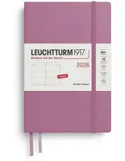 [LEUCHTTURM1917] Weekly Planner Paperback (B6+) 2026 in Dusty Rose
