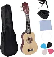 STARTIST Starter Ukulele 21'' Educational Toy with Storage Bag 4 String Mini Children Ukulele Guitar Musical Instrument for Children, wood
