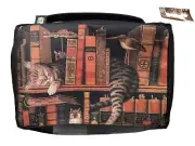 Charles Wysocki Classic Tails Book Gear Cat Artwork BagFor Hardcover Book Large