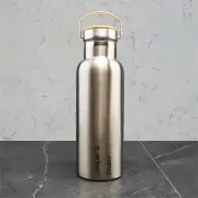 Two Lines Metal Drink Bottle