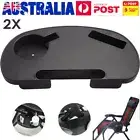 2Pcs Clip On Side Table Tray Cup Holder Bottle Stand For Sun Lounger / Camping