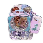 Kids backpack Elsa Anna Frozen 4 Piece Backpack schoolbag lunchbox Set