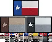 JBCD 3 Pack Texas Flag Patch States Flags Tactical Patch Pride Flag Patch for Clothes Hat Team Military Patch
