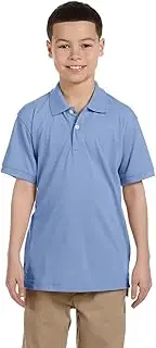 [Harriton] 5.6 oz. Tipped Easy Blend Polo (M270W)