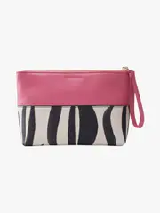 Two-Toned Leather Pouch