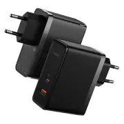 [GaN Tech] Baseus GaN5 Pro 100W 2-Port USB PD Charger USB-A+USB-C PD QC PPS Fast Charging Wall Charger Adapter EU Plug w