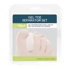 DJMed Toe Spacers Box - Gel Toe Cushion Separators Separator - 6 Cushions