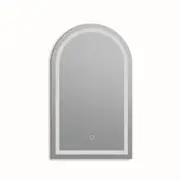 Arched LED Wall Mirror Bathroom Mirrors Makeup Anti-fog 600mm x 1000mm