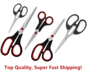 5 pcs Tailor Stainless Steel Comfort Grip Office Scissor Sewing Scissors Set