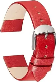 [WUTONGMU] Soft Ultra-thin Leather Watch Straps Women Watchband 14mm 16mm 18mm 20mm 22mm Wrist Band Bracelet Pink