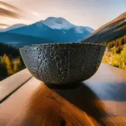 Studio Art Pottery Black Clay Bowl Matte Glossy Organic Modern Signed.