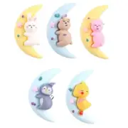 Good Night Moon - Shelly's Buttons - Baby Flat Back Embellishments - Craft Scrap