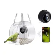 Smart Bird House Pet Feeder Acrylic with Camera Home Pet Bird Feeder3199