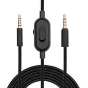 ZS0159 For Logitech G433 / G233 / G Pro / G Pro X 3.5mm Male to Male Gaming Headset Audio Cable with Wire-controlled