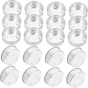 50Pcs Aluminum Tea Light Candle Holder High Temperature Resistant Wax Candle Case for DIY Scented Candles for Crafts and Candy Storage