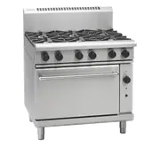 Waldorf 800 Series RNL8610GC - 900mm Gas Range Convection Oven Low Back Version