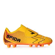 Conquer Kid's Football Boots - Orange V Strap
