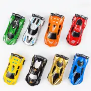 8Pcs/lot Children Mini Pull Back Car Toys Baby Cartoon Racing Bus Car Model Educ