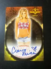 2013 Benchwarmer CIARA PRICE Thanksgiving #24 Blue Ink Auto PLAYBOY Playmate