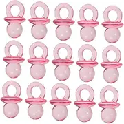 SECFOU Bulk Mini Pacifiers Acrylic Soothers for Shower Decor 200pcs Pack Baby Shower Game Durable Design