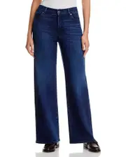 Frame Le Slim High Rise Palazzo Jeans in Trick