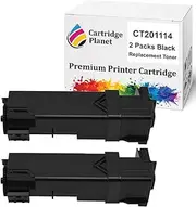 Cartridge Planet 2 Pack Black Compatible Toner Cartridge for Fuji Xerox CT201114 (2000 Pages) for Fuji Xerox DocuPrint C1110b C1110