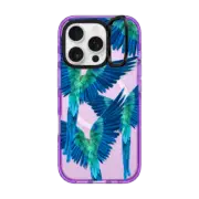 iPhone 16 Pro Impact Ring Stand Case MagSafe Compatible Paradise parrots