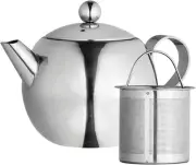 Avanti Nouveau Stainless Steel Teapot, Silver, 15312 13.5 Cm*19 Cm*12.5 Cm