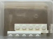 LEGO Parts - White Plate 1 x 5 - No 78329 - QTY 5