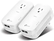 AV2000 Powerline Adapter: 2 Gigabit Ports, Ideal for Gaming & Power Saving