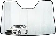 Genuine SNAPSHADES Front Windscreen Sun Shade for Subaru Crosstrek/XV 2nd Gen/Impreza Hatchback/Sedan 5th Gen/WRX/Levorg 1st Gen (with Eyesight) (GT/GK/VA/VM; 2014-2023)