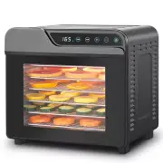 Food Dehydrator, 8-Tray Stainless Steel Jerky Dehydrator, 625W Food Dryer with A