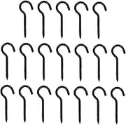 100pcs Eye Bolt Hooks Heavy Duty Screw Hooks for Hanging Baskets Outdoor Indoor Mounting