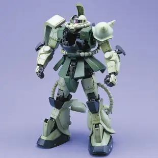 【BANDAI 萬代】PG 1/60 ZAKU II 量產型綠薩克 II(萬代模型 模型玩具 組裝模型 鋼彈模型)