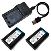 Battery / USB Charger For EN-EL1 Nikon Coolpix 4300 4500 4800 5000 5400 5700 New