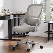 Office Computer Desk Chair, Ergonomic Mid-Back Mesh Rolling Work Swivel Task ...